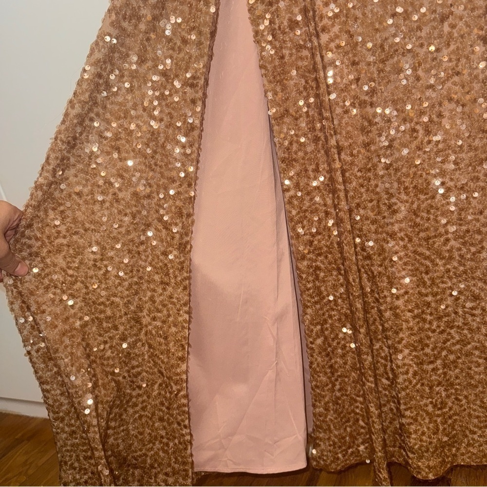 NWT | Sachin + Babi Honey Shiloh Sequin Gown Size 8 - Picture 14 of 17
